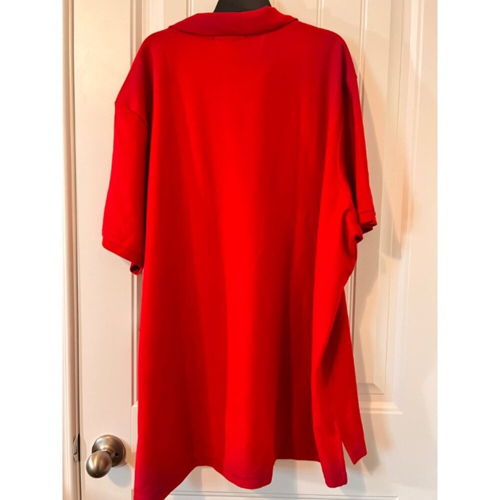 U.S. Polo Assn Red Performance Polo Shirt Mens 2XL Short Sleeve NWT - Picture 2 of 8